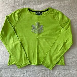 Ralph Lauren Active Vintage Embroidered Long Sleeve Tee